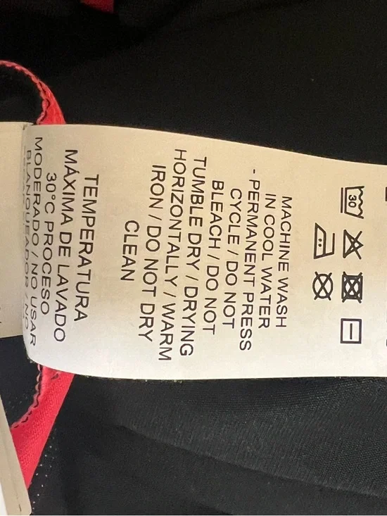 Puma Black Dress with Pink Side Panels - Picture 6 of 7